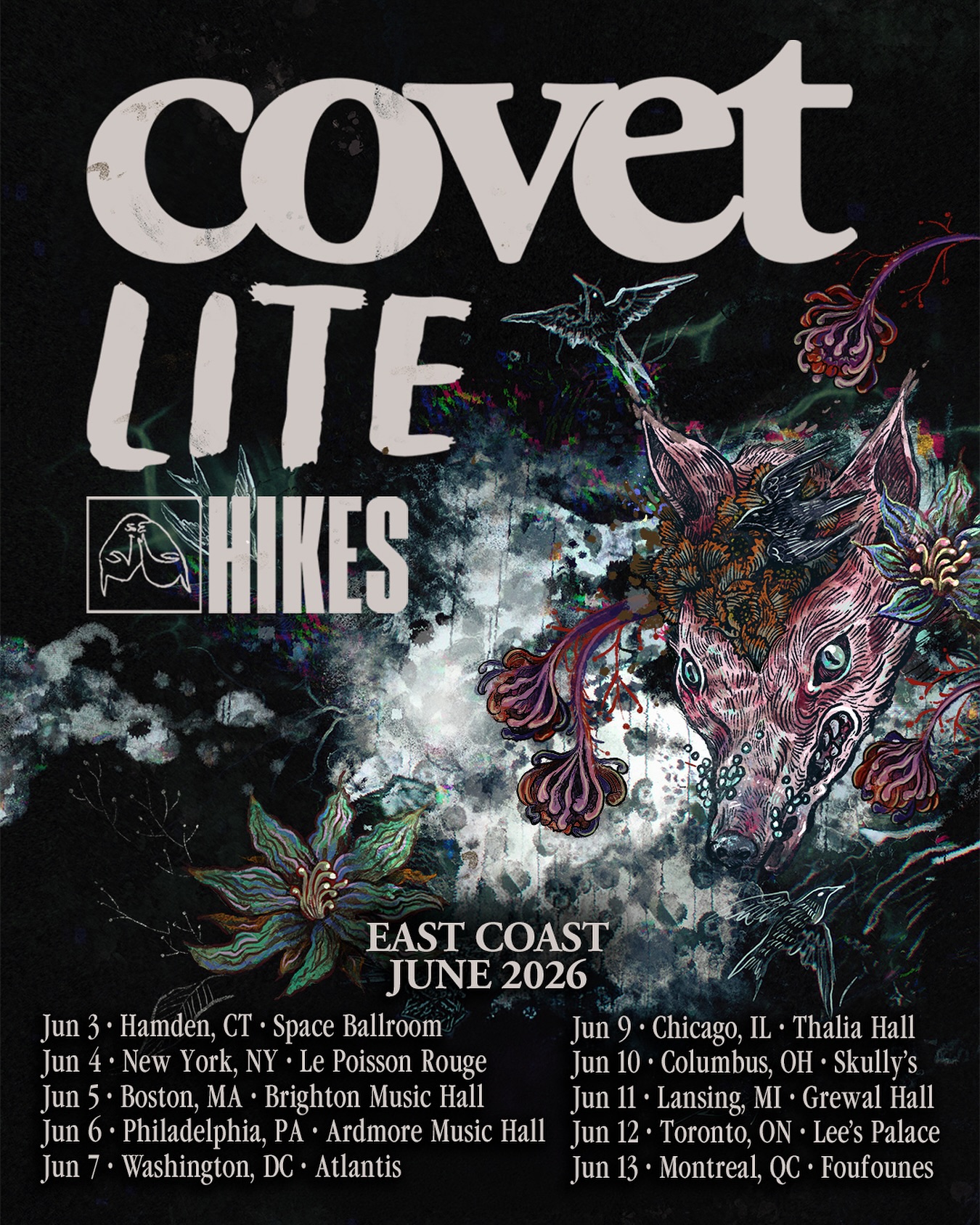 Covet Tour Poster 2026